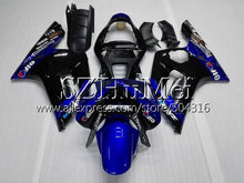 Load image into Gallery viewer, Body For KAWASAKI NINJA ZX-6R 03-04 ZX-636 ZX600 ZX636 10SH20 ZX 636 600CC ZX6R 03 04 ZX 6R 2003 2004 Fairings kit blue black