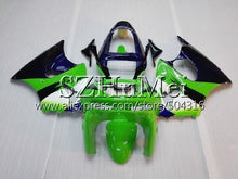 Load image into Gallery viewer, Body For KAWASAKI NINJA ZX-6R 6 R 98 99 ZX-636 Green black ZX600 78SH21 600CC ZX636 ZX6R 98 99 ZX 636 ZX 6R 1998 1999 Fairings