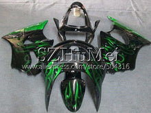 Load image into Gallery viewer, Body For KAWASAKI NINJA ZX-6R 6 R 98 99 ZX-636 Green black ZX600 78SH21 600CC ZX636 ZX6R 98 99 ZX 636 ZX 6R 1998 1999 Fairings