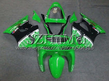 Load image into Gallery viewer, Body For KAWASAKI NINJA ZX-6R 6 R 98 99 ZX-636 Green black ZX600 78SH21 600CC ZX636 ZX6R 98 99 ZX 636 ZX 6R 1998 1999 Fairings