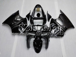 Body For KAWASAKI NINJA ZX-6R 6 R 98 99 ZX-636 Green black ZX600 78SH21 600CC ZX636 ZX6R 98 99 ZX 636 ZX 6R 1998 1999 Fairings