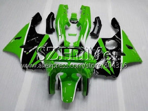 Body For KAWASAKI green white NINJA ZX-6R 94-97 ZX636 600CC ZX 636 13SH3 ZX6R 94 95 96 97 ZX 6R 1994 1995 1996 1997 Fairings