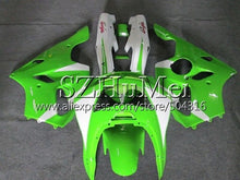 Load image into Gallery viewer, Body For KAWASAKI green white NINJA ZX-6R 94-97 ZX636 600CC ZX 636 13SH3 ZX6R 94 95 96 97 ZX 6R 1994 1995 1996 1997 Fairings