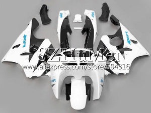 Body For KAWASAKI green white NINJA ZX-6R 94-97 ZX636 600CC ZX 636 13SH3 ZX6R 94 95 96 97 ZX 6R 1994 1995 1996 1997 Fairings