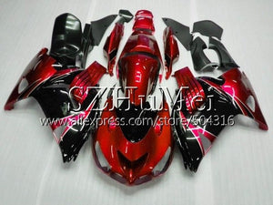 Body For KAWASAKI NINJA ZX 14R ZX14R 06 07 08 09 10 11 23SH7 ZZR1400 ZX-14R 2006 2007 2008 2009 2010 2011 Fairings red black