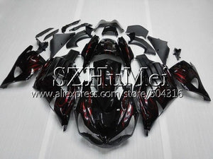 Body For KAWASAKI NINJA ZX 14R ZX14R 06 07 08 09 10 11 23SH7 ZZR1400 ZX-14R 2006 2007 2008 2009 2010 2011 Fairings red black