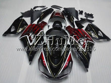 Load image into Gallery viewer, Body For KAWASAKI NINJA ZX 14R ZX14R 06 07 08 09 10 11 23SH7 ZZR1400 ZX-14R 2006 2007 2008 2009 2010 2011 Fairings red black