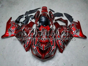 Body For KAWASAKI NINJA ZX 14R ZX14R 06 07 08 09 10 11 23SH7 ZZR1400 ZX-14R 2006 2007 2008 2009 2010 2011 Fairings red black