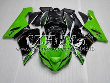 Load image into Gallery viewer, Body For KAWASAKI NINJA 600CC ZX 6R 05-06 ZX-636 Green white ZX636 9SH14 ZX6R 05 06 ZX600 ZX 636 ZX-6R 2005 2006 Fairings kit