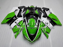 Load image into Gallery viewer, Body For KAWASAKI NINJA 600CC ZX 6R 05-06 ZX-636 Green white ZX636 9SH14 ZX6R 05 06 ZX600 ZX 636 ZX-6R 2005 2006 Fairings kit