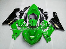 Load image into Gallery viewer, Body For KAWASAKI NINJA 600CC ZX 6R 05-06 ZX-636 Green white ZX636 9SH14 ZX6R 05 06 ZX600 ZX 636 ZX-6R 2005 2006 Fairings kit